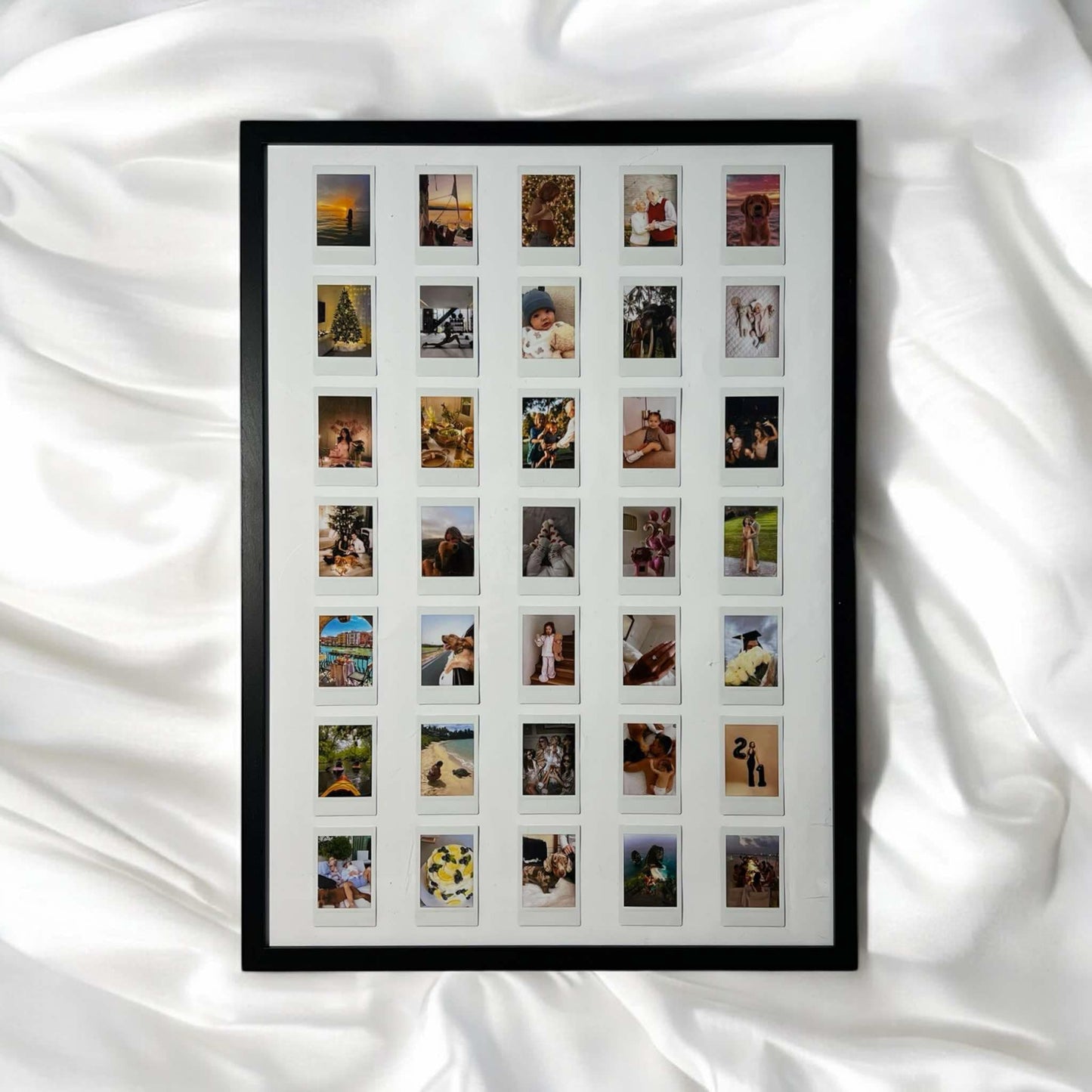 Polaroidinių nuotraukų rėmelis